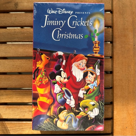 Disney | Media | Walt Disney Presents Jiminy Crickets Christmas Vhs New ...